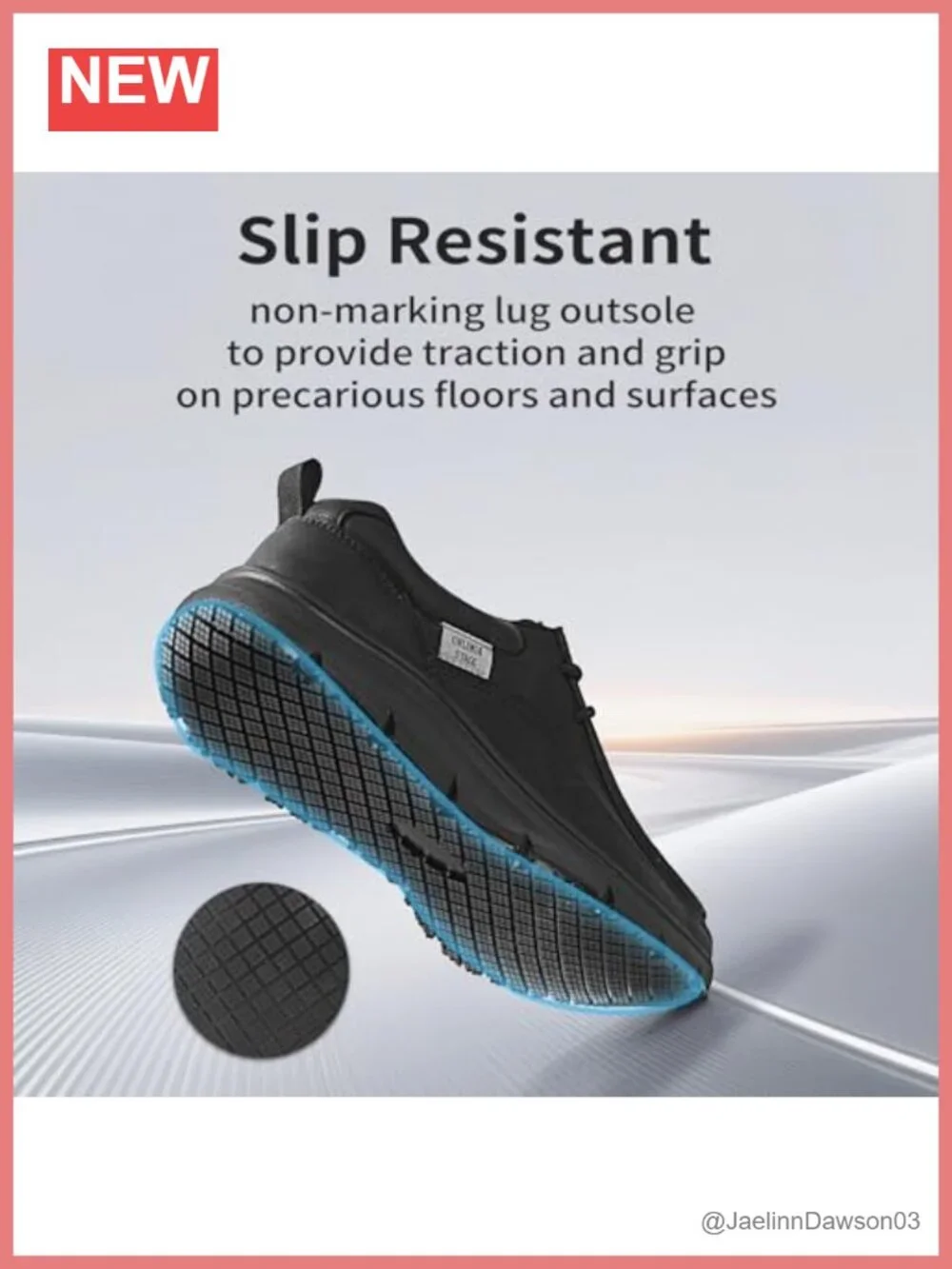Non Slip Slip On Work Shoes Women Water Resistant Arch Support Lightweight
